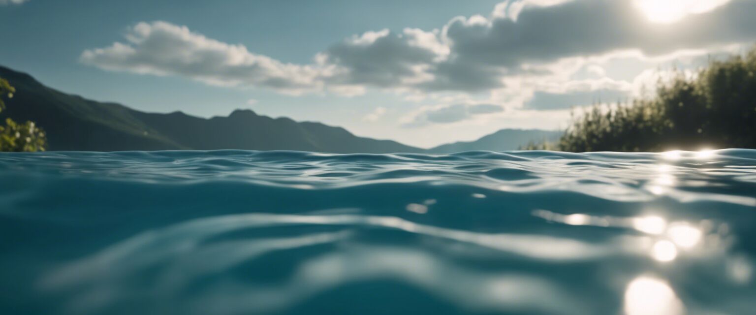 Cloudy water in pool