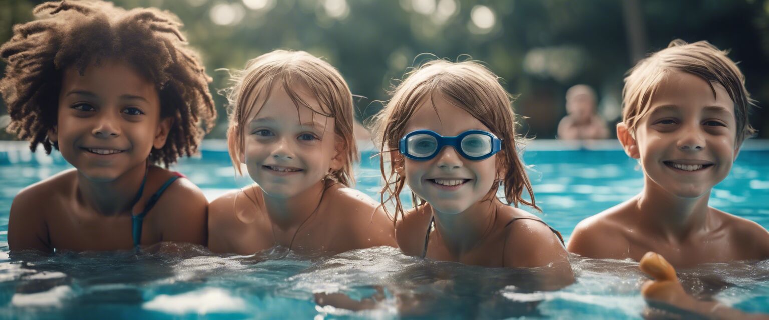 Children playing in an Easy Set Pool